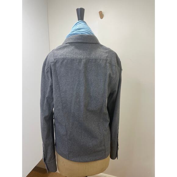 i.am Brand Wool-Blend Shacket‎ - Gray, Size Medium - Picture 5 of 5